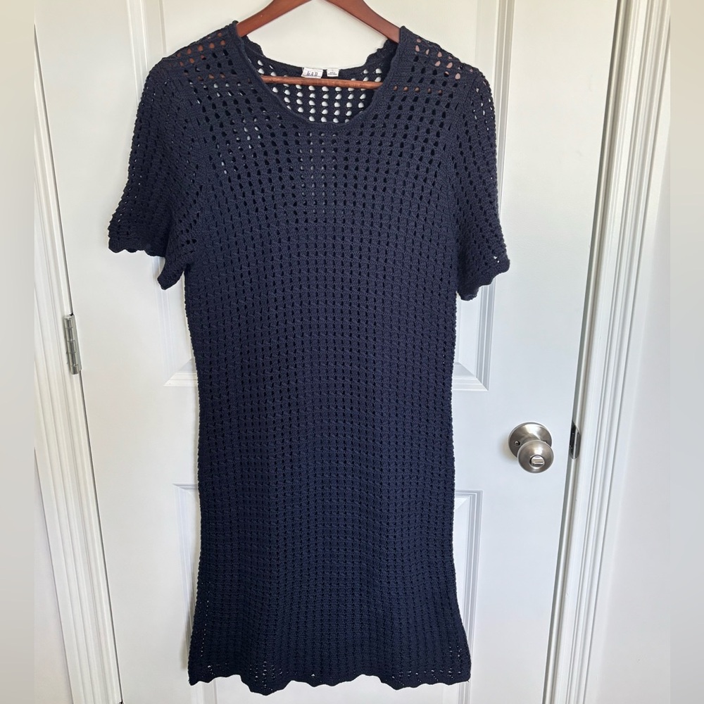 GAP | Navy Crochet Knit Dress